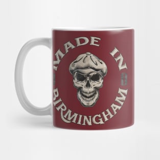 Blinding Newsboy Skull Cap Made in Brum Mug